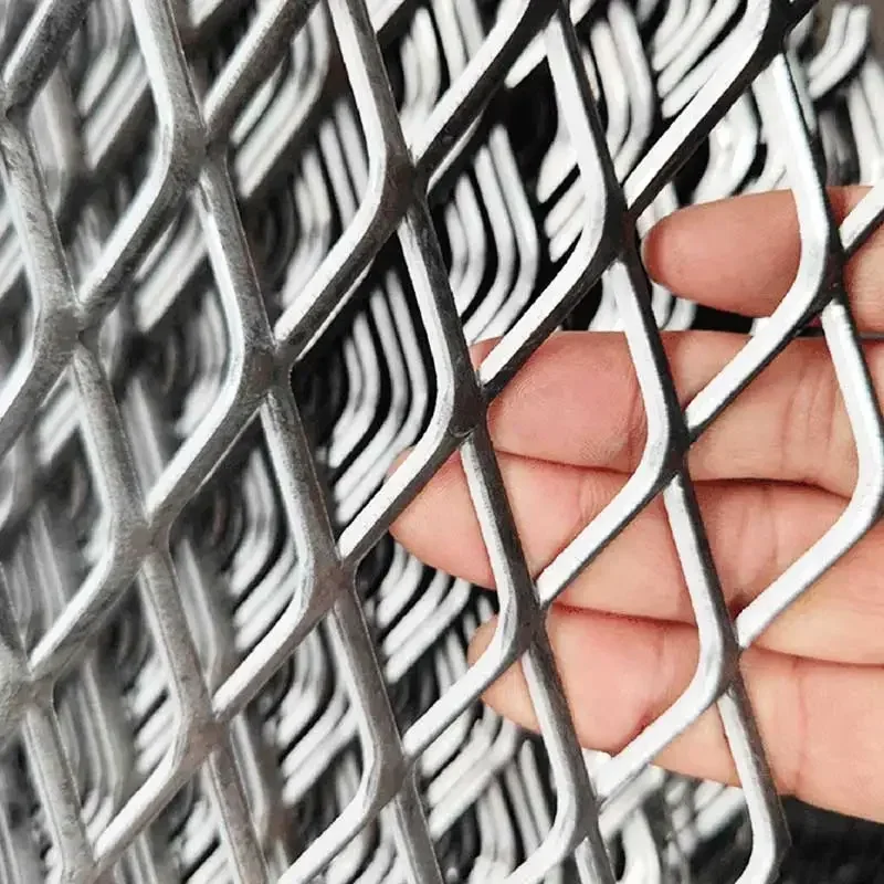 

-Flat Expanded Metal Mesh / Aluminum Expanded Metal Mesh / Stainless Steel Expanded Mesh Panel For Walkway