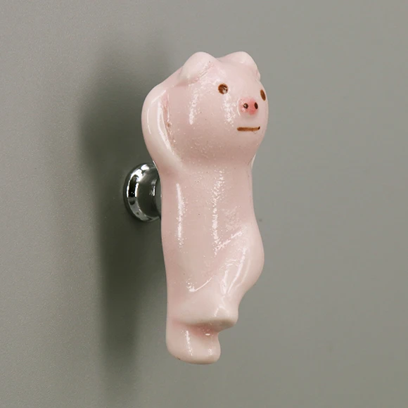 1 Piece Ceramic Drawer Knobs Lovely Cabinet Cupboard Pull Handles Kids Room Furniture Fittings Handle Hardware