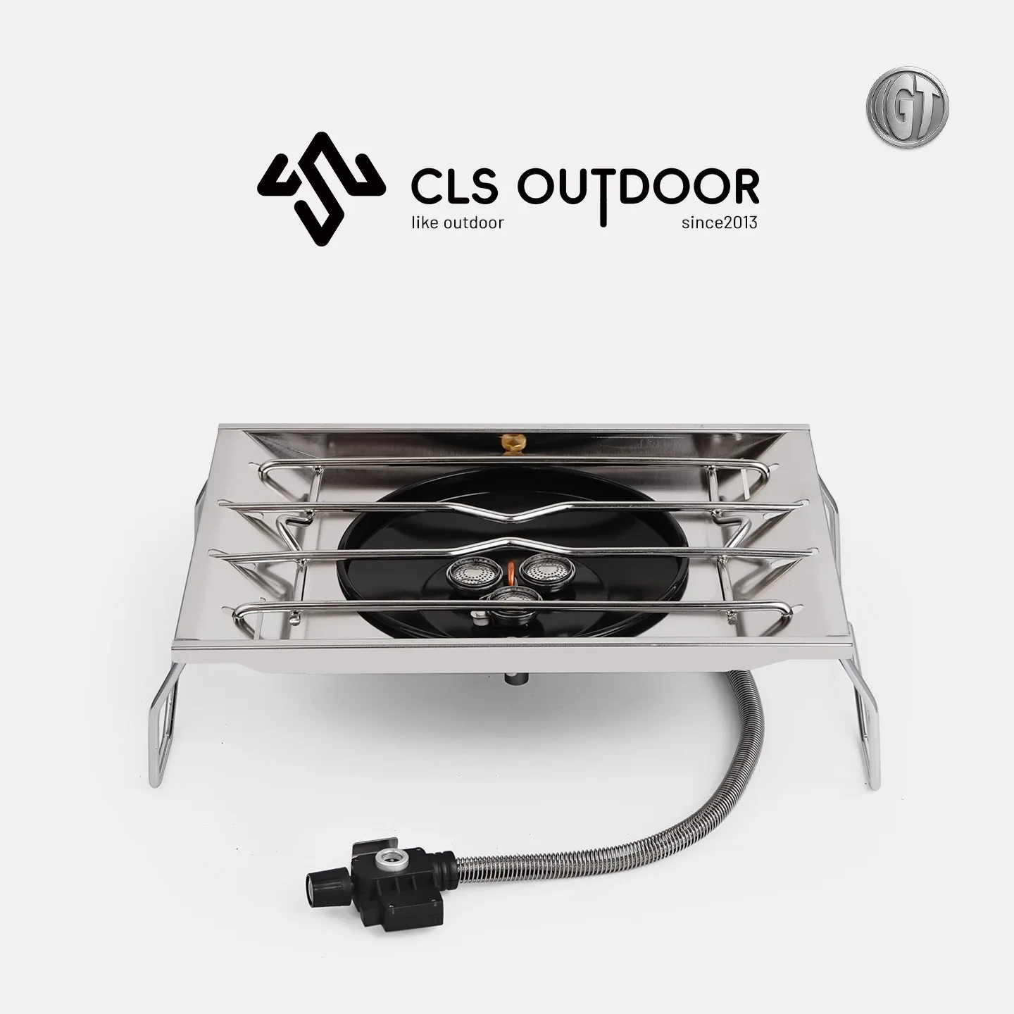 

CLS Outdoor IGT Table Top Stove 6000w Camping Small Cooker Gas Stove Picnic Barbecue Portable Three Head Gas Cassette Stove