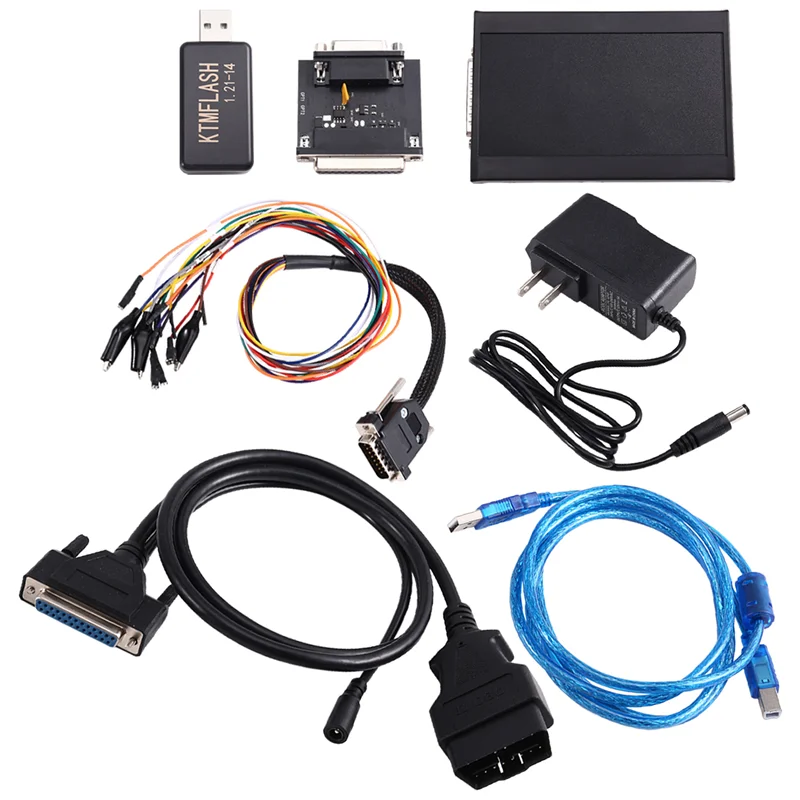 

Hot Selling-Car ECU Programmer Tool With USB Dongle Read& Write V1.21-14 PCM FLASH Functionality US Plug,Car ECU Programmer Tool