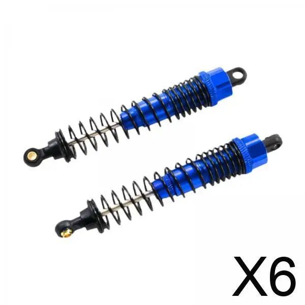 

6xRC Car Shock Absorber Spare Parts Upgrades Accessory, Replacement Metal Spring for 108004 1:10 Model