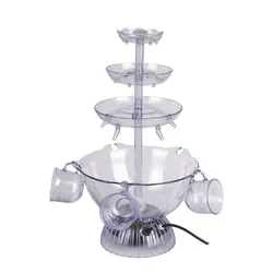 Non-toxic Wine Fountain Food Grade Durability Exquisite Craft Wide Application Tier Party Fountain