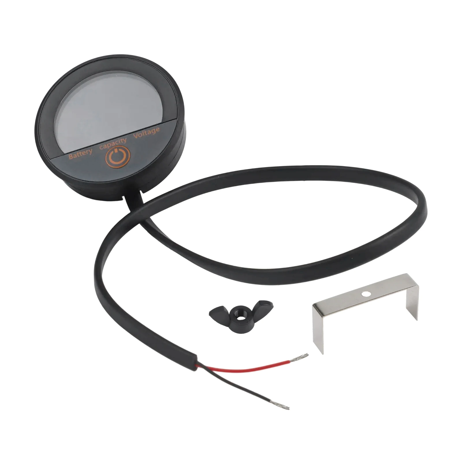 Lithium and Acid Battery Monitor Digital Voltmeter Featuring Low Voltage Alarm and Memory Retention Functionality