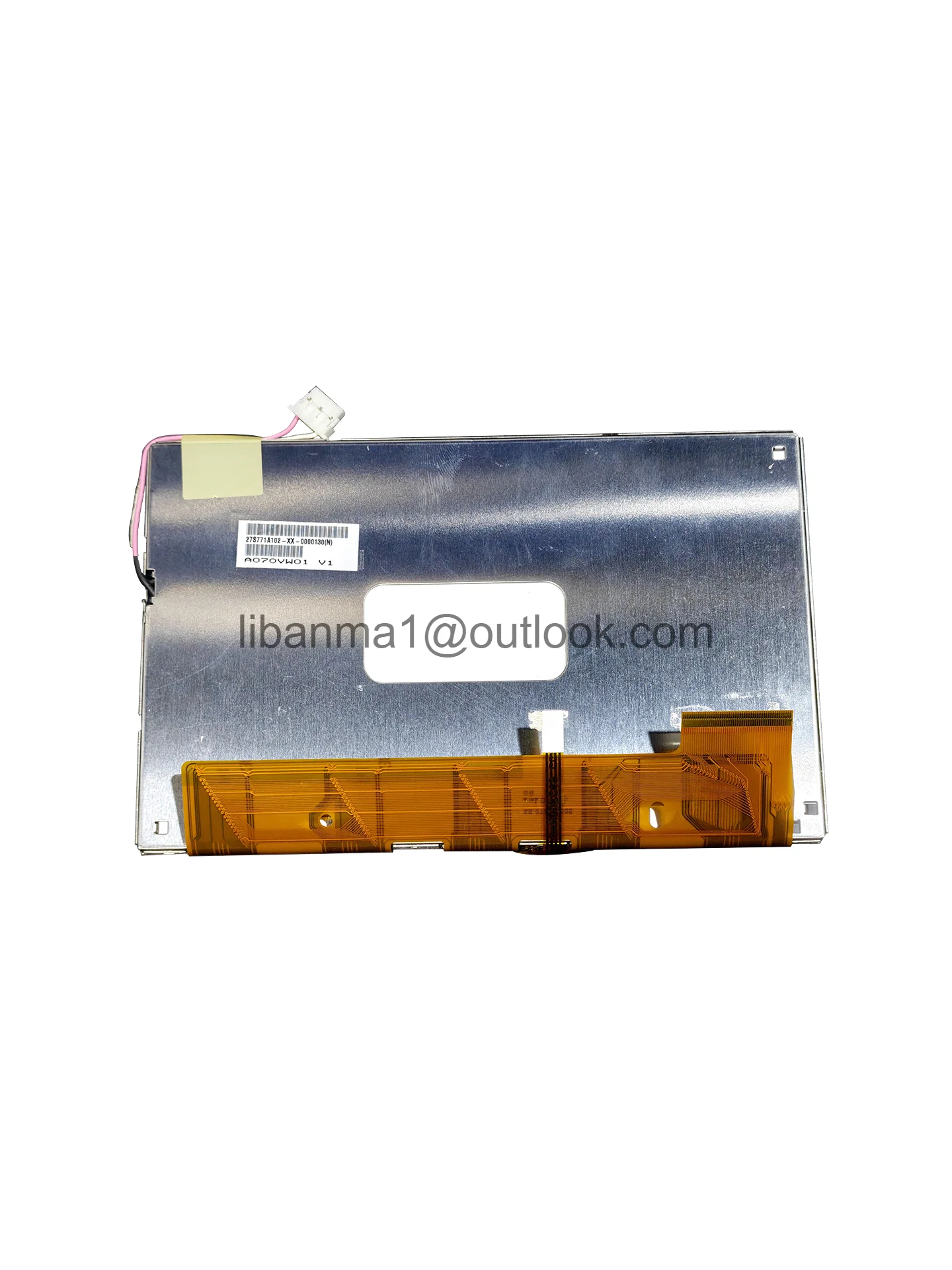 7 inch AUO LCD Panel A070VW01 V1 Display Screen For Car Navigation & HMI Controller