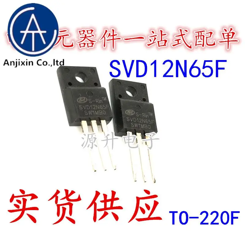 20 Chiếc 100% Orginal Mới SVD12N65F FQPF12N65 12N65 Hiệu Ứng Trường MOS Ống TO-220F