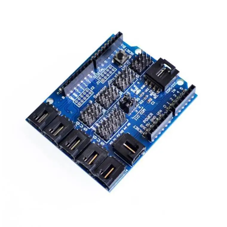 New Sensor Shield V4.0 digital module  UNO Mega 2560 Duemilanove AVR Electronic building block special sensor expansion board V4