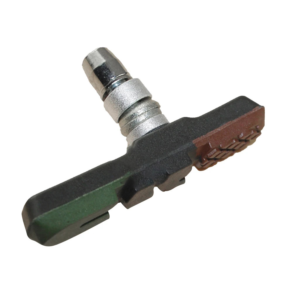 

2 Pairs Brake Pads Set For Road Mountain Bike Durable Aluminum Alloy No Noise Sand Guide Grooves Long Lasting Bike Brake