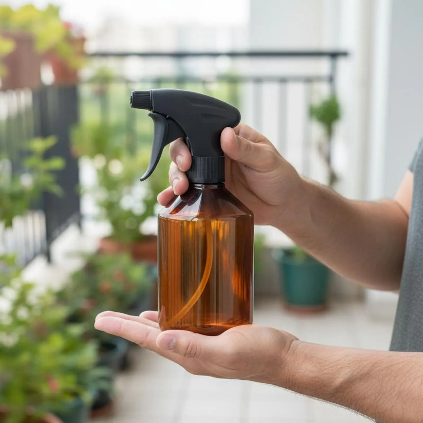 500ml Empty Spray Bottle Reusable Fine Spray Spray Bottle Refillable Empty Dispenser Lightweight Household Supply Leakproof