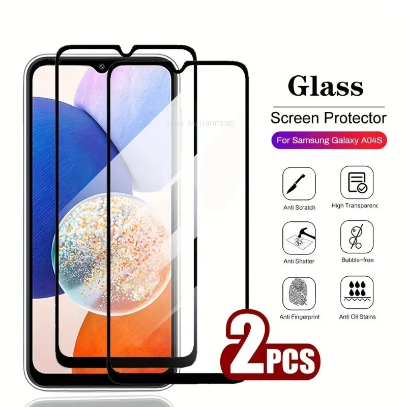 2Pcs Tempered Glass For Samsung A01 A02S A03S A04 A11 A12 A13 A14 A21S A2 A24 A23 A31 A32 A33 A34 A41 A42 A51 A52S A53 A54 A91