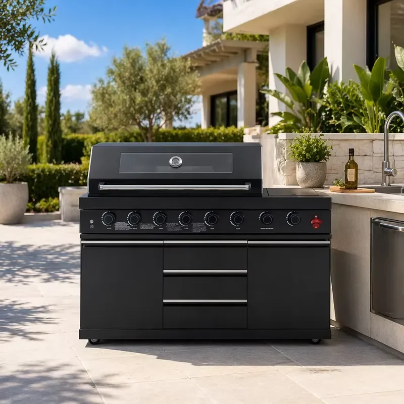 Customized Manufacturer Stainless Steel Multifunction Smart Outdoor Kitchen