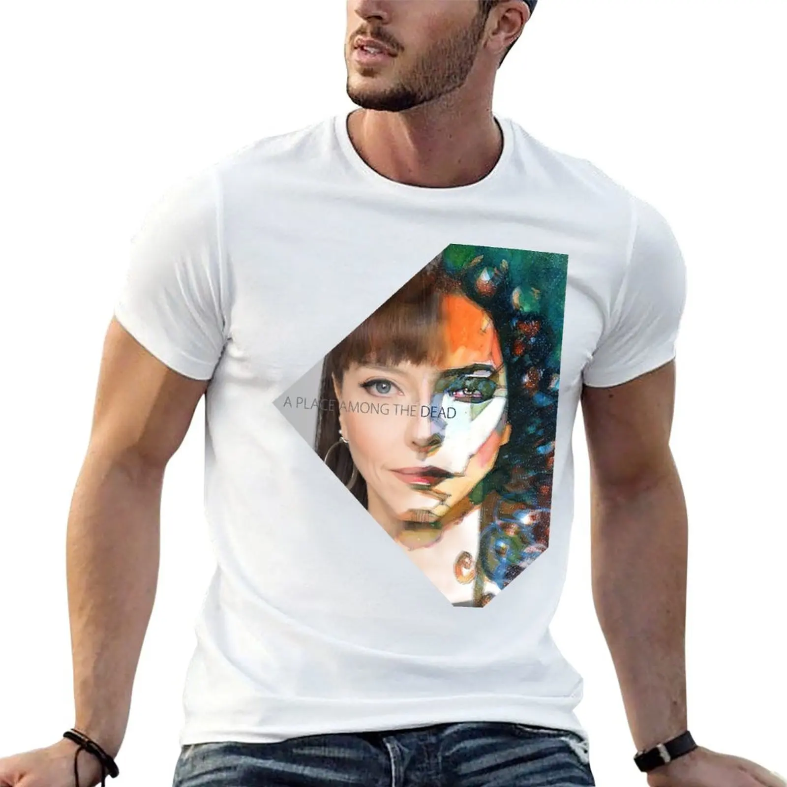 A PLACE AMONG THE DEAD: Camiseta Juliet Landau, camisetas de anime para homem, camiseta masculina de algodão, camisetas masculinas 100% algodão