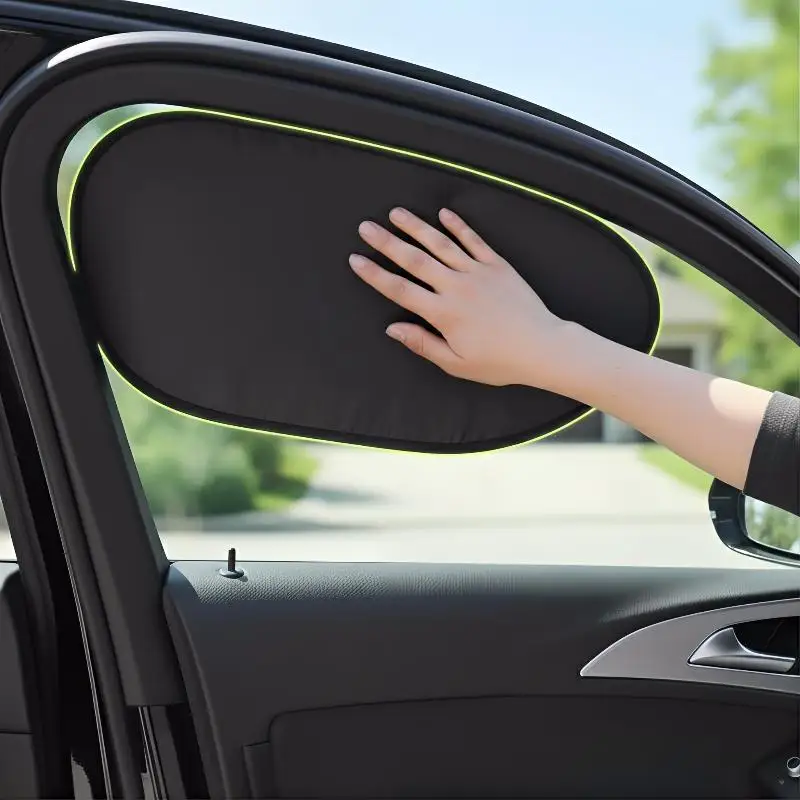 Car Window Sun Shade Universal Side: UV Protection Heat Insulation Privacy Screen Glare
