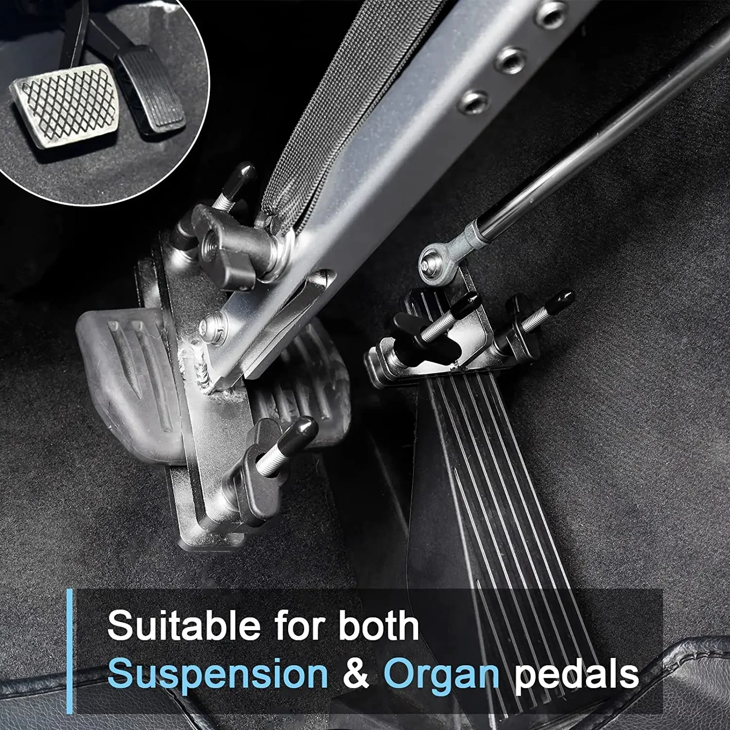 Hand Controls for Disabled Drivers Push and Pull | All Metal Steel Handicap Driving Aids Stick