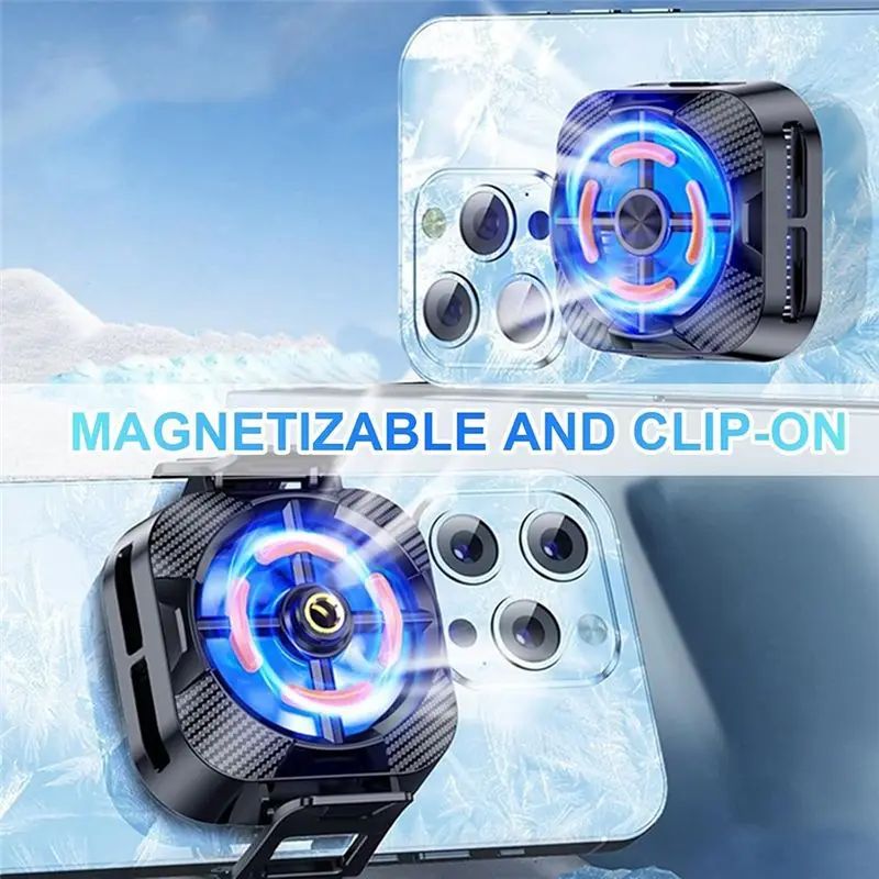 Superior For Live Streaming Outdoor Vlog Gaming For Phone Cooler With Semiconductor Cooling Chip Cellphone Radiator