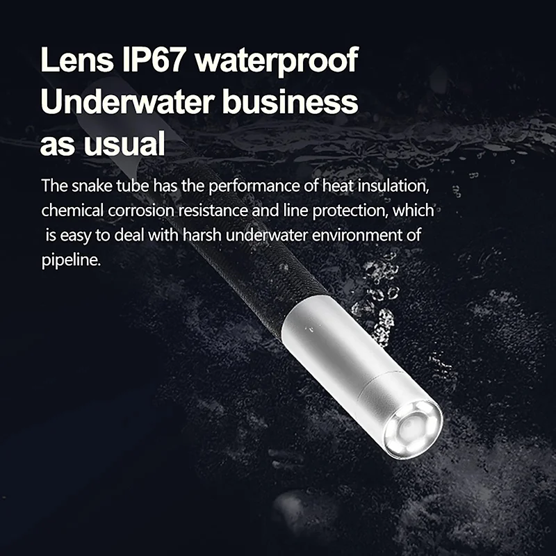 360 Articulating Borescope 1080P 6.0mm 4.3inch LCD Monitor Industrial Inspection Camera With 2 Way Articulation For Automotive