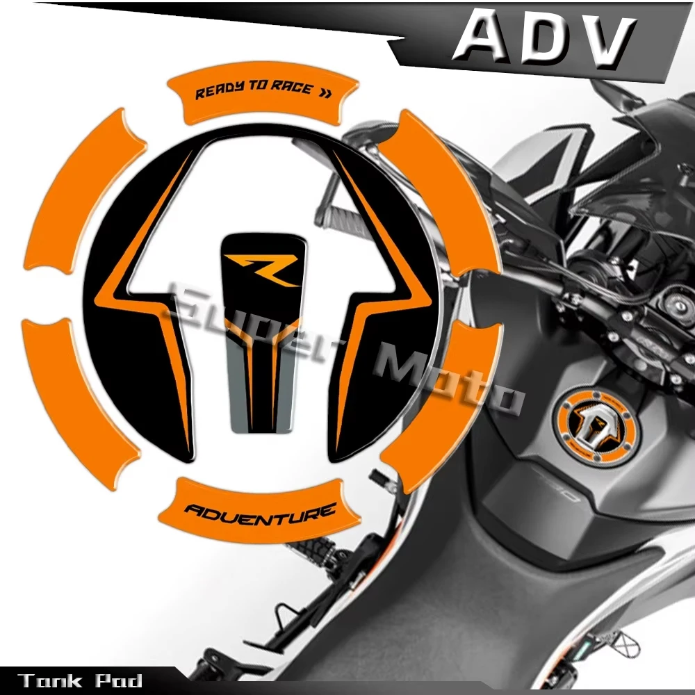 

For 250 390 890 790 Adventure R 790 Adv R 3D Motorcycle Fuel Tank Cap Stickers Decals Protection Accessories