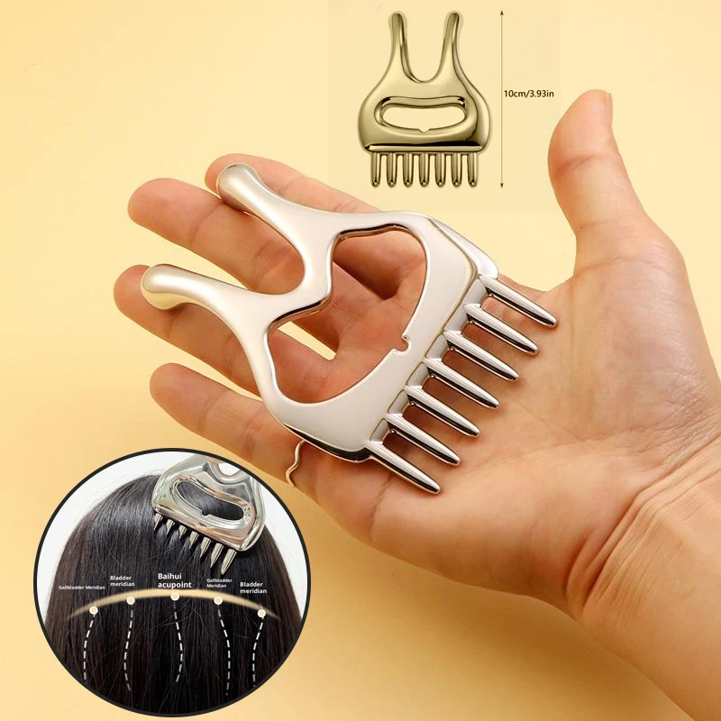 

1PCS Zinc Alloy Gua Sha Gua Sha Massage Tools Scraping Knife Massager For Relaxing Soft Tissue,Reduce Head,Neck,Back Pain