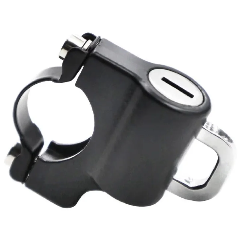 10pc Motorcycle Helmet Lock Kit Universal 22 28mm Aluminum Alloy Anti-theft Padlock with Hook for Handlebar Security
