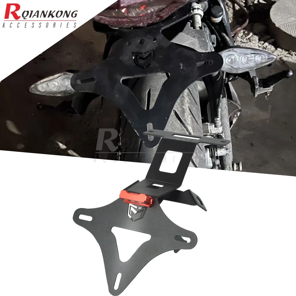 

License Plate Holder LED Turn Signal Light Accessories For BENELLI BN600 TNT600 BN TNT 600 2017-2025 Tail Tidy Fender Eliminator