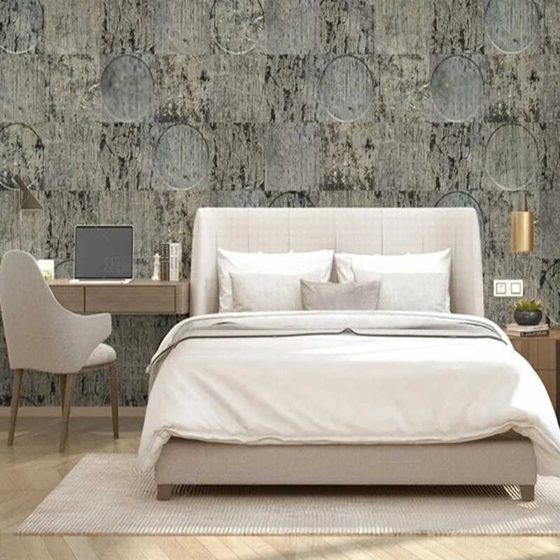 

MU9196 Original gray-toned texture TV home decoration bedroom living room background wall
