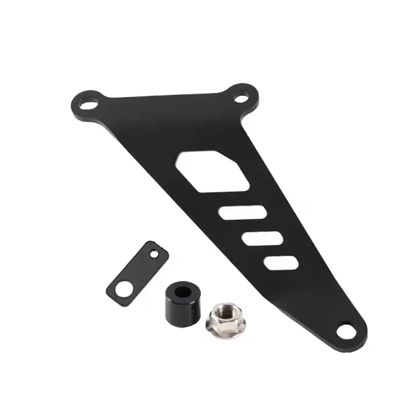 For QJMOTOR SRK921RR Accessories Rear Footrest Delete Mount Bracket Exhaust Pipe Hanging Bracket Kit
