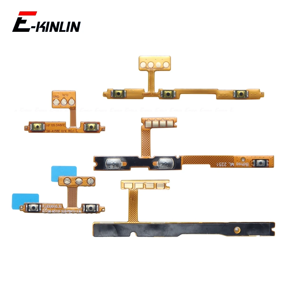Power ON OFF Key Ribbon For Samsung Galaxy A17 5G 4G A16 A15 LTE A14 A13 Volume Side Button Control Flex Cable Repair Parts