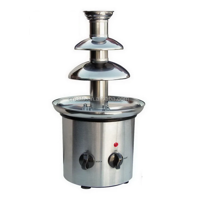 Triple Tiers Chocolate Fountain for Home Use