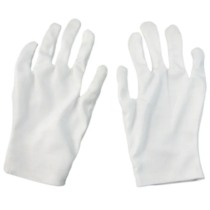 

White Glove Formal Catering Gloves Costume Magician Tuxedo Guard Gloves