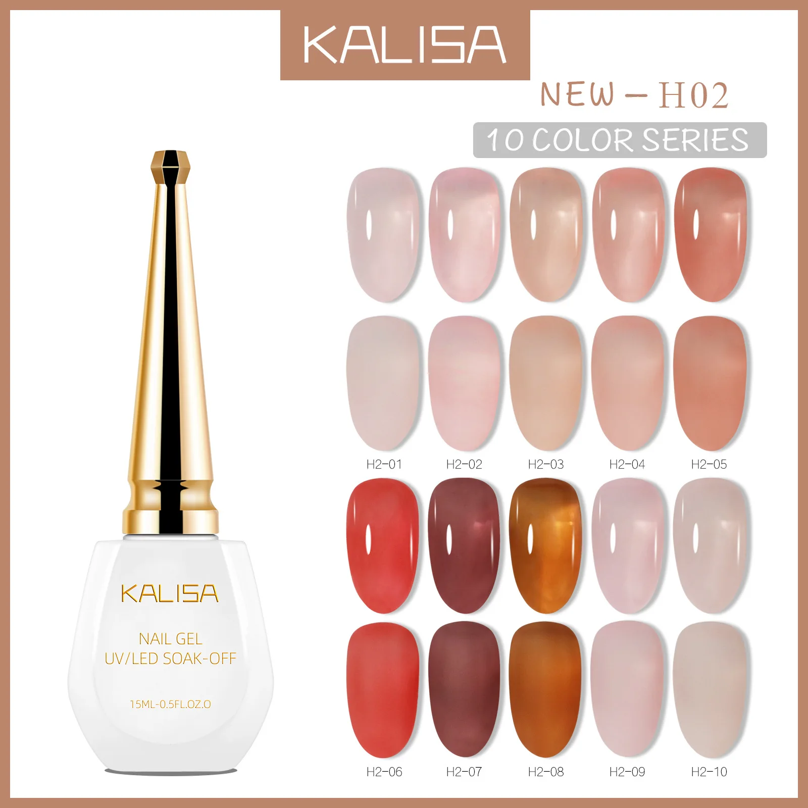 

10color Jelly Transparent Nail Gel Polish Vernis Semi Permanent Uv Gel Nail Polish Nail Supplies for Professionals Nail Art