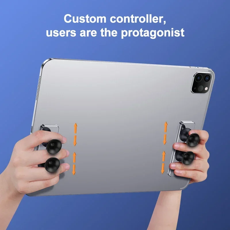 

B02 Universal Multi-Finger Tablet Gamepad Grip for PUBG/Knives Out/Rules Of Survival Adjustable Game Handle for IPad IOS Android