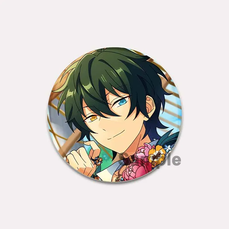Mika Kagehira Anime Badge Cartoon Characters Brooches Handmade Exquisite Enamel Pins for Jewelry Backpack Hat Accessories Gifts