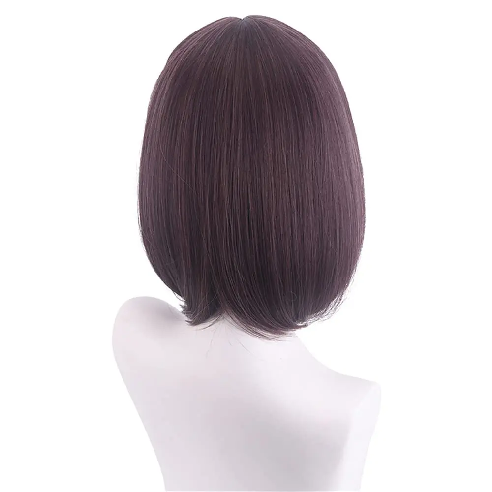 Anime Shinonome Ena Cosplay Wig Women Brown Cosplay Wig for Project Sekai Cosplay Short Brown Bob Wig for Women Brown)