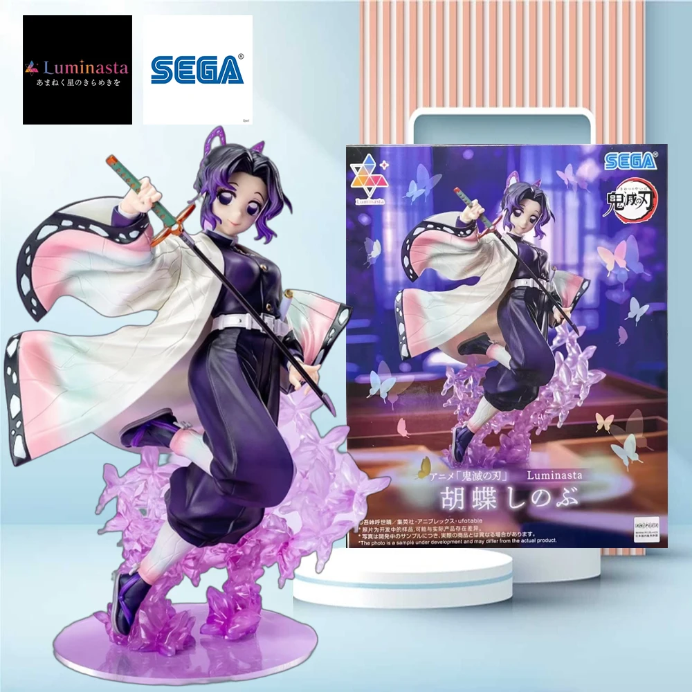 Figura de Anime de Shinobu Kocho de Demon Slayer: Kimetsu no Yaiba, Licenciada por SEGA, Luminasta, Regalo para Fanáticos del Anime Demon Slayer