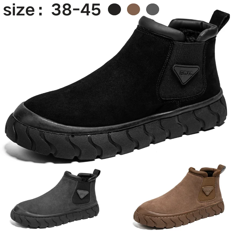 

Mens Oxford Boots Vintage Casual High Top Ankle Boots Comfortable Leather Shoes for Men