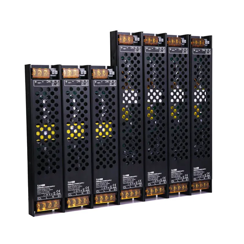 Led Triac 0-10V Dimming Driver 2 In 1 170V-260V Input 60W 100W 200W 300W 400W CV Constant Voltage Dimmable Lighting Power Supply