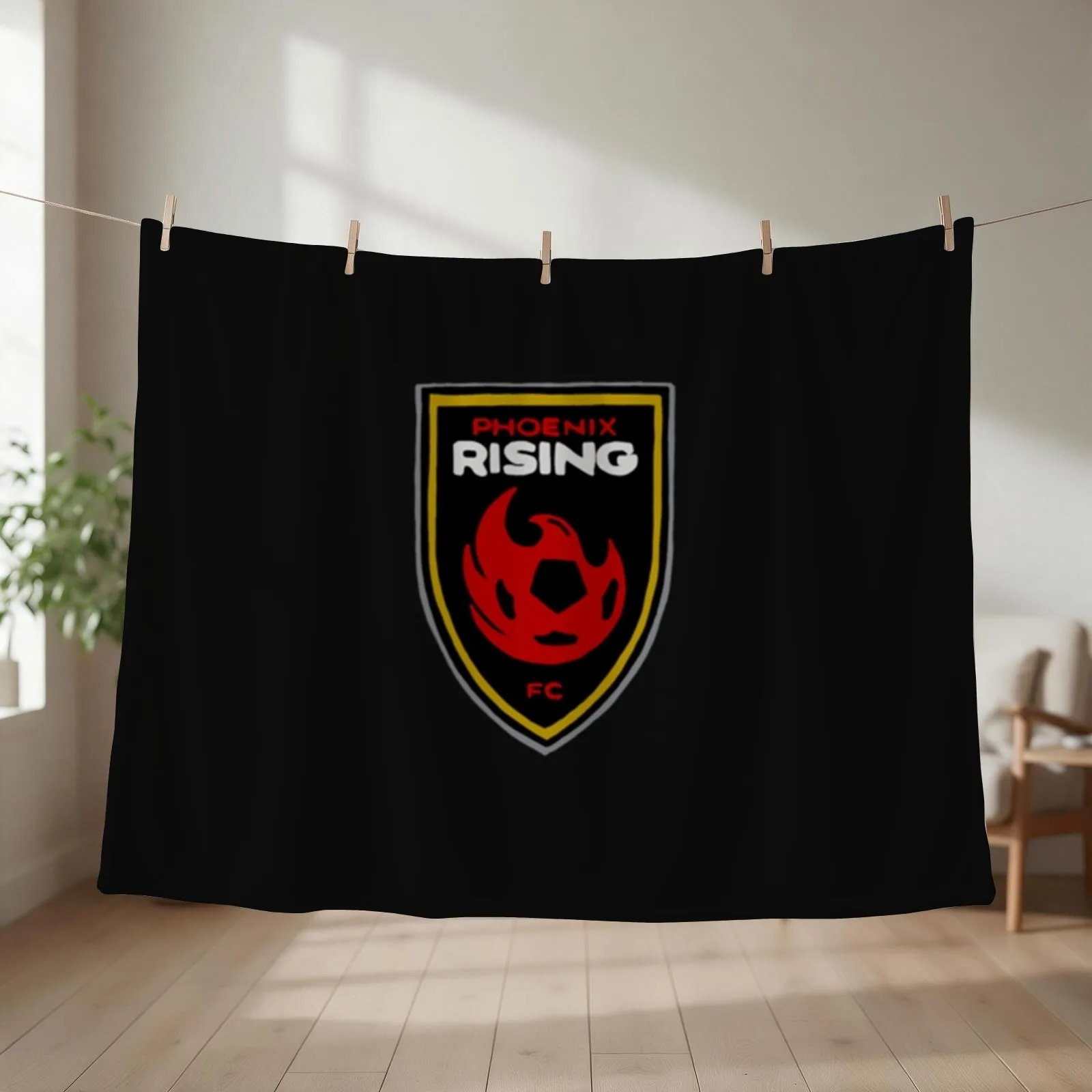 Phoenix rising logo Classic T-Shirt Throw Blanket couch cozy soft plush fuzzy picnic outdoor blanket