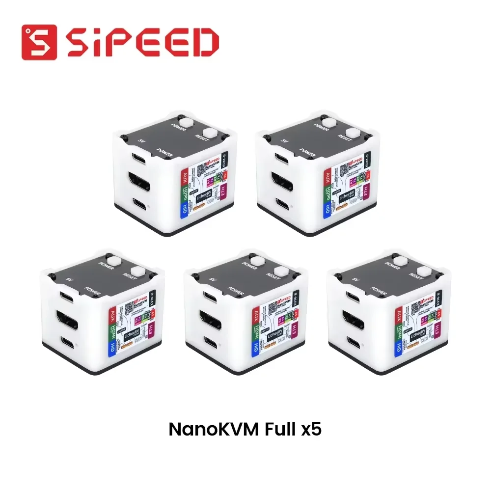 KVM Full White 5PCS