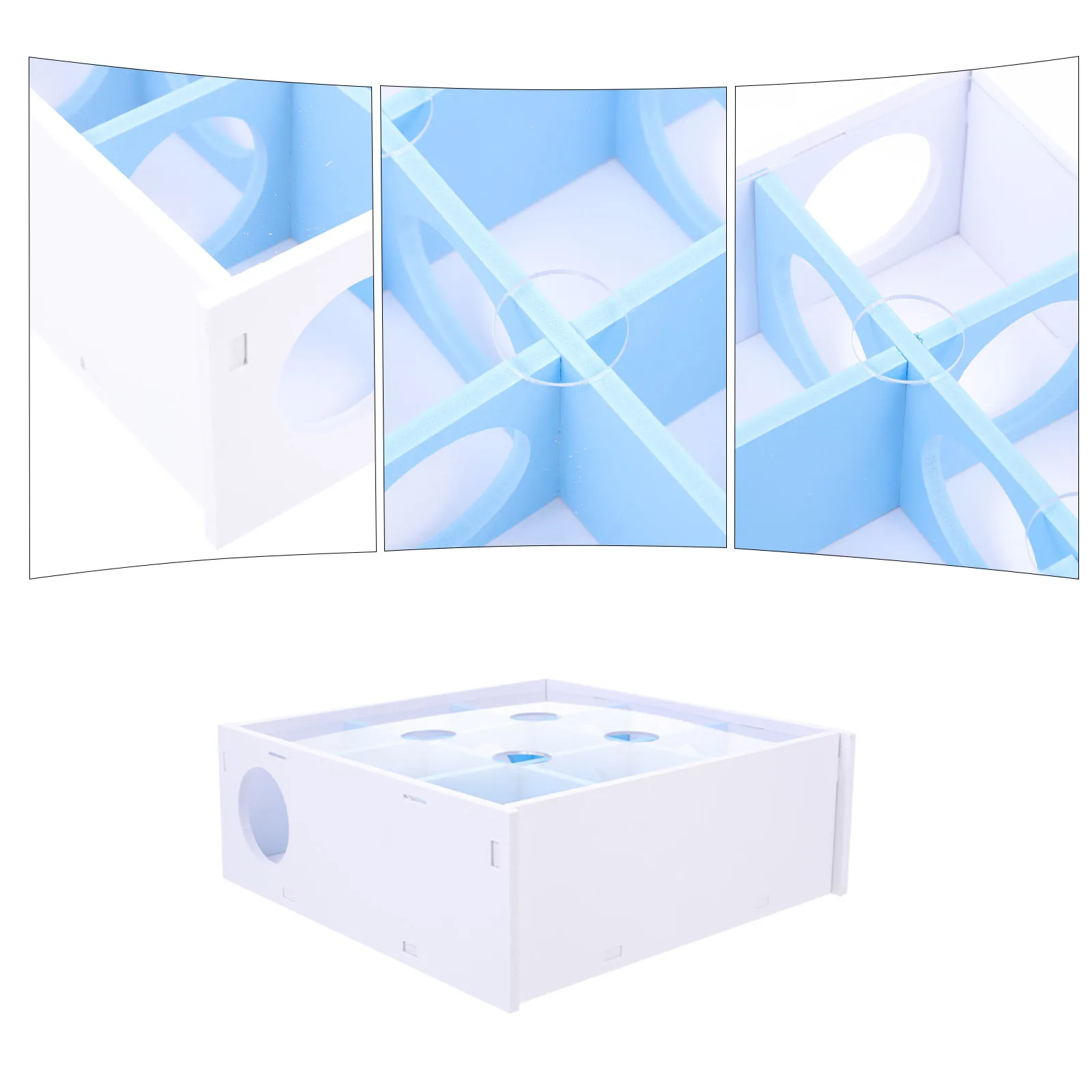 

Maze Pipeline Hamster Exercise for Dwarf Hamsters Tunnel Pet Cage Gerbil Small Acrylic Resistance Bite Scratch Long Lasting
