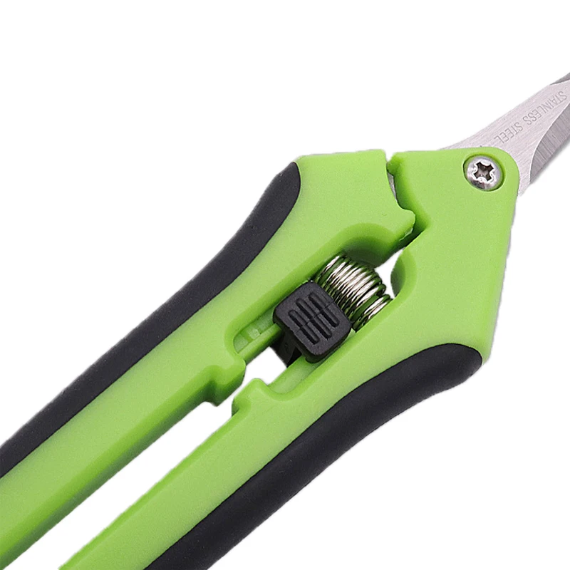 Garden Pruning Shears Stainless Steel Pruning Tools Gardening Tools Scissors Fruit Picking Household Potted Weed Pruning Shears