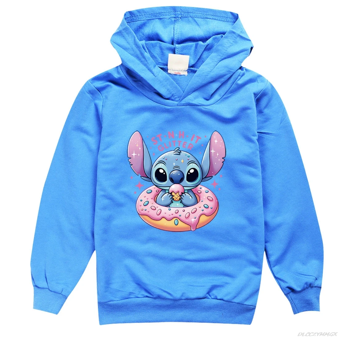 Kids Hoodie Lilo And Stitch Sweatshirt Toddler Boy Girl Spring Hooded Cartoon Printed Long Sleeve Clothes Christmas Gift 1-16Y