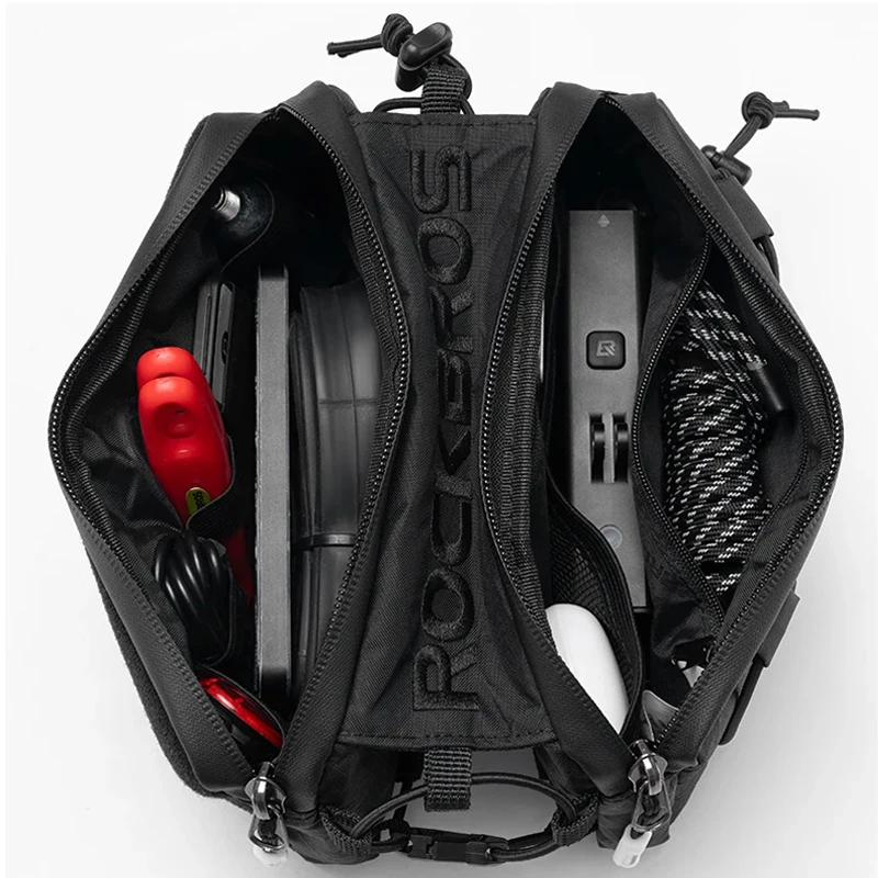 Bolsa para tubo superior de bicicleta, bolsa para quadro de bicicleta, bolsa flutuante para selim, kit de ferramentas para bicicleta de estrada de montanha, bolsa de armazenamento, bolsa crossbody