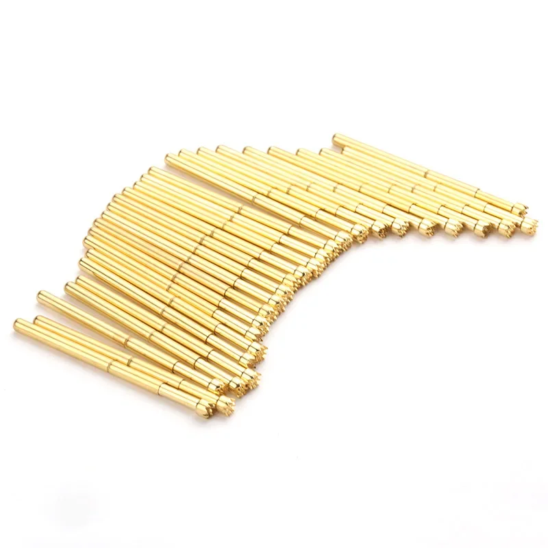 20PCS/pack Gold-plated Probe PA125-A2  B1 D2 E2 Q2 Q1 J1 H2 T2 G2 Probe Spring Test Pin 2.0mm PCB Probe