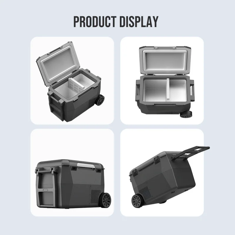 High Quality Factory Price Portable 12V Car Camping Outdoor Compressor Refrigerator 57L Box Cooler Fre Hot Selling