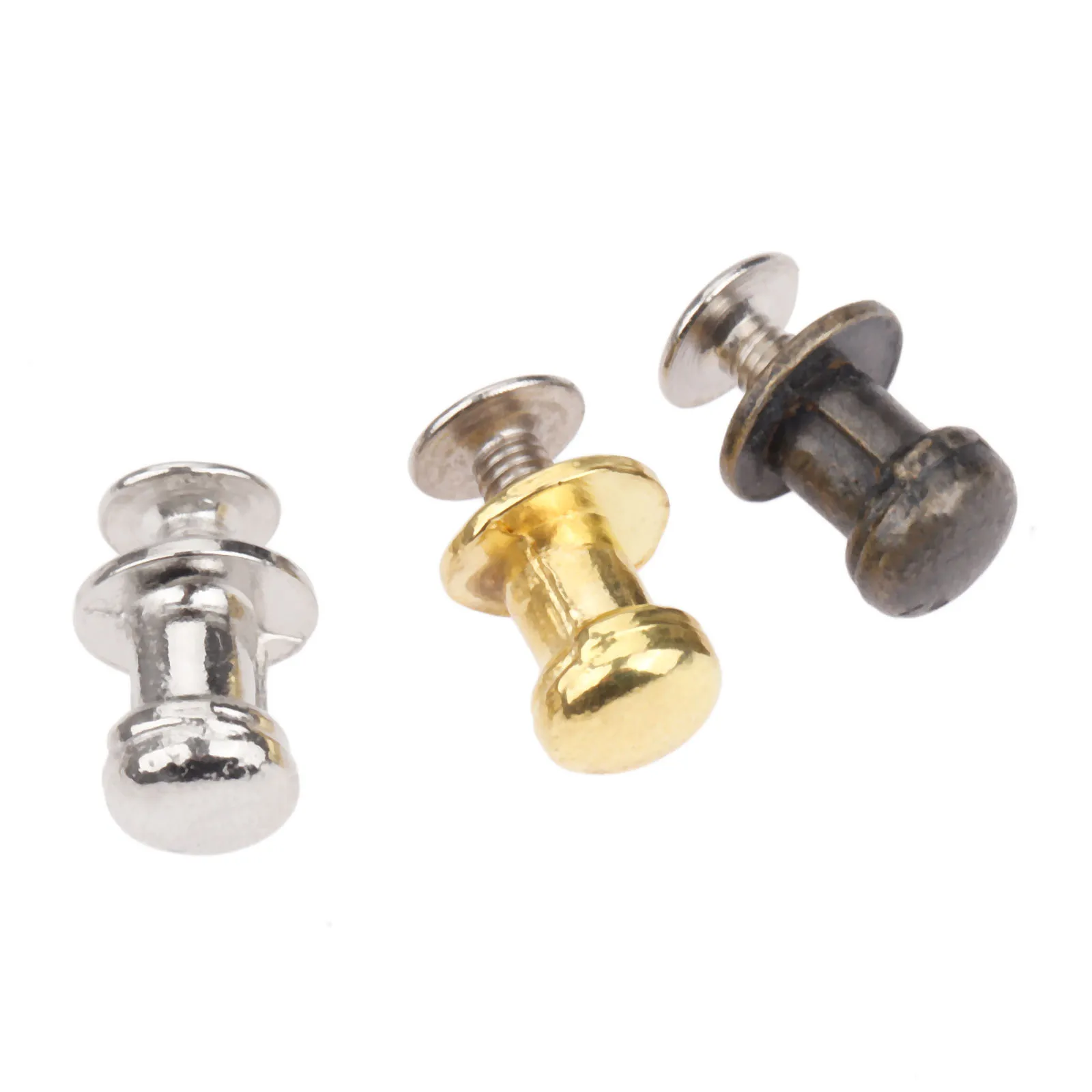 10pcs Mini Knob Small Button Handle 7mm*10mm Pull Antique Bronze/Silver/Gold Jewelry Wooden Box Drawer Cabinet Decor w/screws