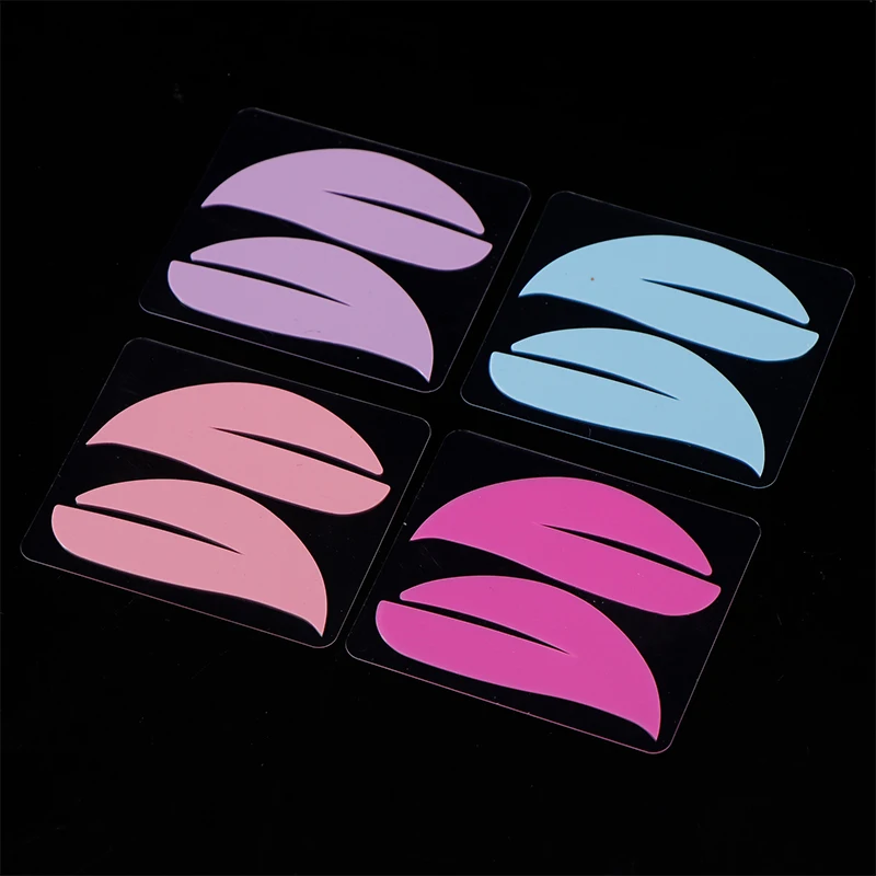 New Reusable 1Pair Eye Pads Silicone Stripe Lash Lift Eyelash Extension Hydrogel Patches Under Eye Gel Patch Makeup Tools