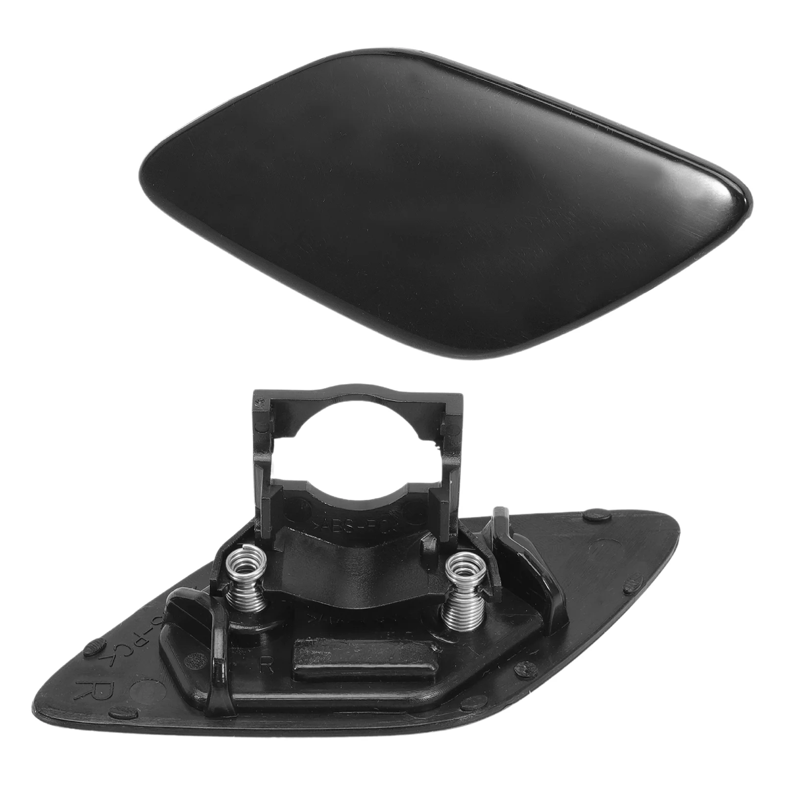 1 Pair For 3 Series E92 E93 Black Cap Headlight Cleaning For 61677171659 61677171660 Headlight Washer Front Cover Left & Right