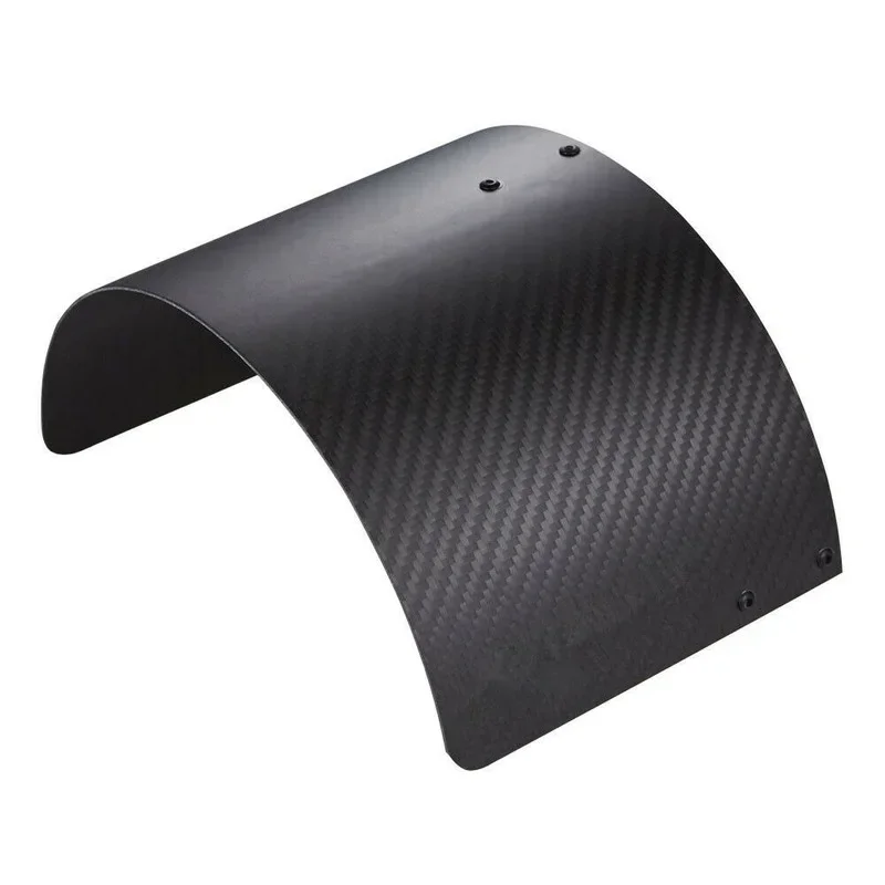 1pcs Carbon Fiber Style Heat Shield 2.5 ''-5 