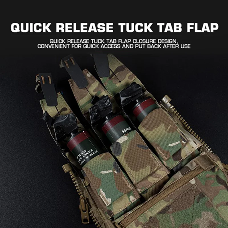 FCPC V5 Back Panel Zip On Supplement Triple Utility Pouch Multitool Pocket GP Storage Plate Carrier Accessories