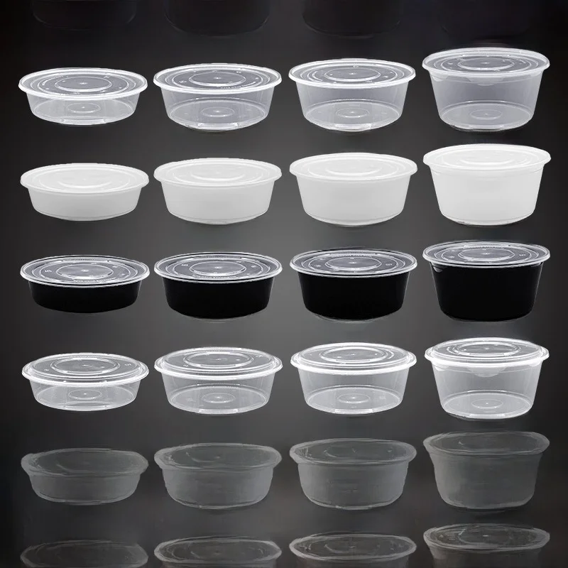 

Thiened Disposable round 3000ml Extra Large Caliber Transparent Lobster Bowl illed Fi Takeaway Large Size Paaging Bowl