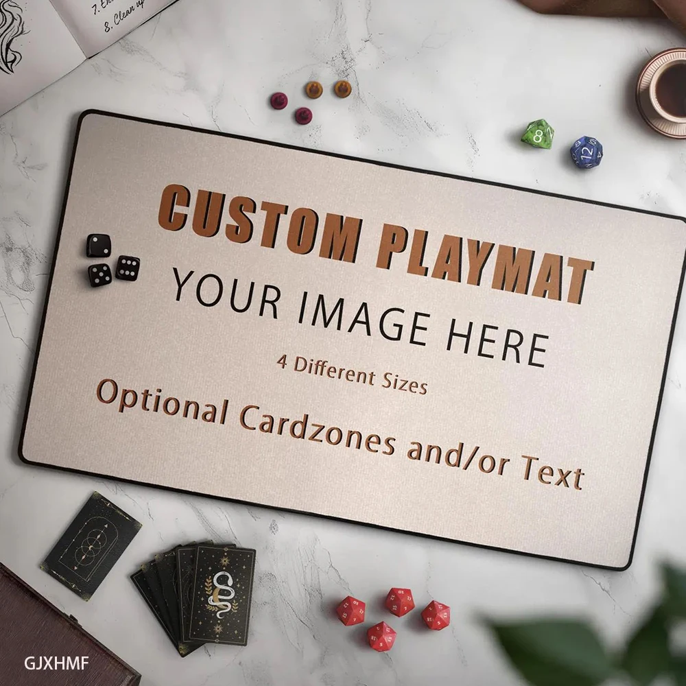 Custom PlayMat MTG Mouse Pad,Magic The Gathering Gaming Mat with Zones OptionTCG - Customs Playmat 24